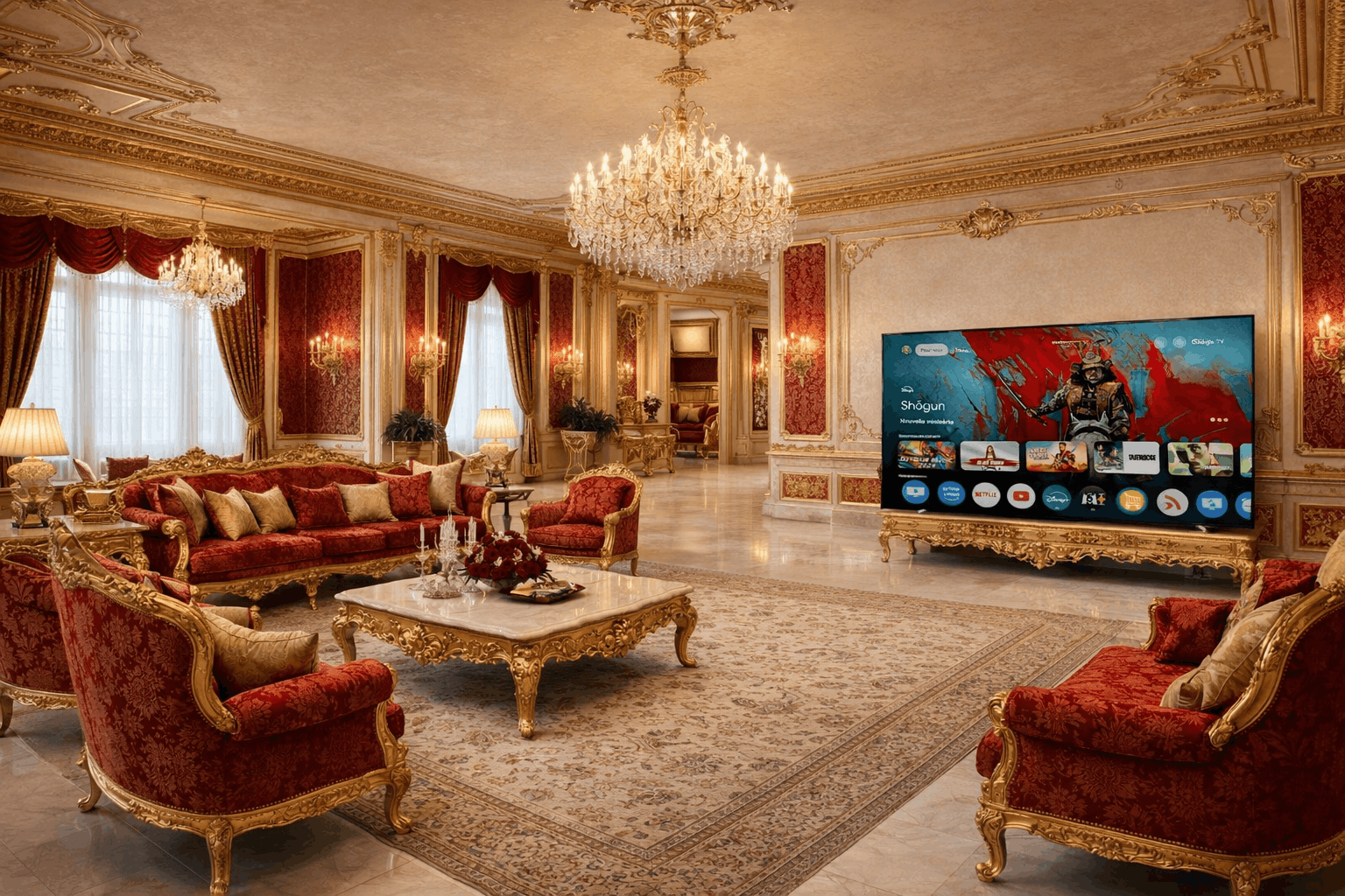 TV VEGA F1QBG 100" QLED GOOGLE TV 4K RECEPTEUR INTEGRE